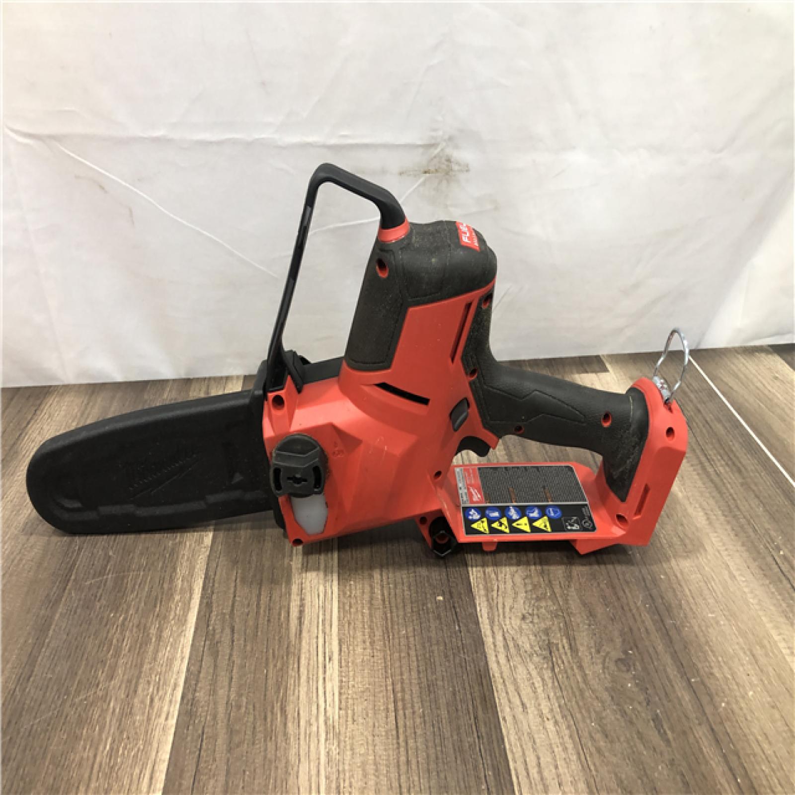 AS-IS Milwaukee FUEL 18V Lithium-Ion Brushless Battery 8 in. HATCHET Pruning Saw (Tool-Only)