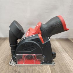 AS-IS- Milwaukee M12 FUEL 12V Lithium-Ion Brushless Cordless 3 in. Cut Off Saw (Tool-Only)