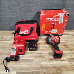HOUSTON LOCATION - AS-IS Milwaukee FUEL 18V Lithium-Ion Brushless Cordless 1/2 in. Impact Wrench w/Friction Ring Kit
