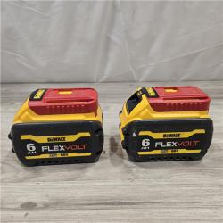 AS-IS DEWALT FLEXVOLT 20-Volt/60-Volt MAX Lithium-Ion 6.0Ah Battery Pack (2-Pack)