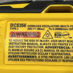 AS-IS DEWALT 20V MAX XR Cordless Brushless 3-Speed Oscillating Multi Tool (Tool Only)
