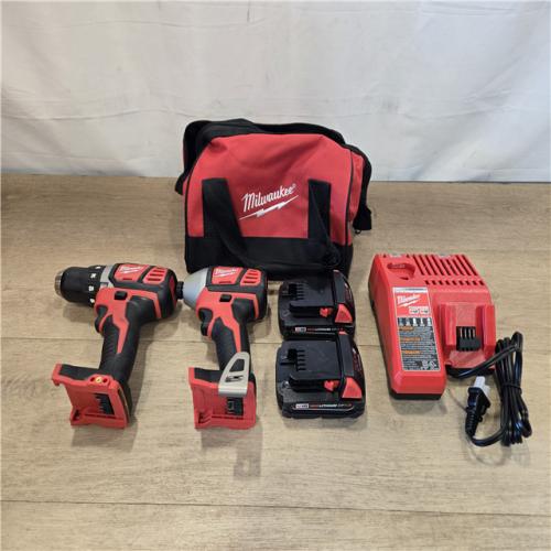 AS-IS Milwaukee 18V Cordless Drill Driver/Impact Driver Combo Kit