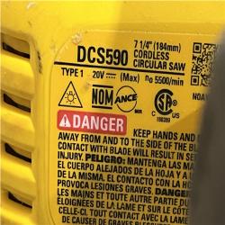 AS-IS DEWALT 20-Volt MAX 7-1/4 in. Cordless Circular Saw (Tool Only)