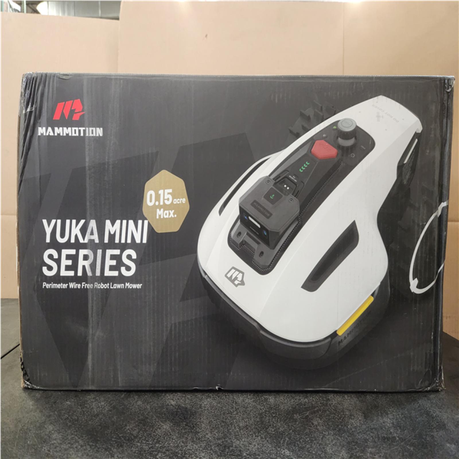 Phoenix AS-IS AMMOTION Yuka mini 7.5 in. Robot Lawn Mower (1/4 Acre) Adjustable Cutting Height (2 in. - 3.5 in.), All Terrain, AI Vision