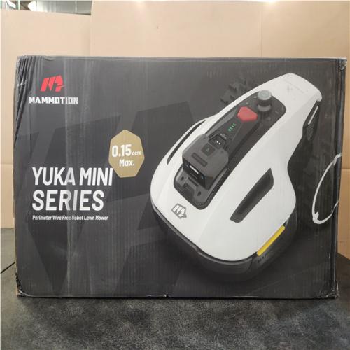 Phoenix AS-IS AMMOTION Yuka mini 7.5 in. Robot Lawn Mower (1/4 Acre) Adjustable Cutting Height (2 in. - 3.5 in.), All Terrain, AI Vision