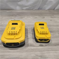 AS-IS DeWalt 20V MAX POWERSTACK DCBP315-2C Lithium-Ion 1.7Ah and 5Ah Battery and Charger Starter Kit