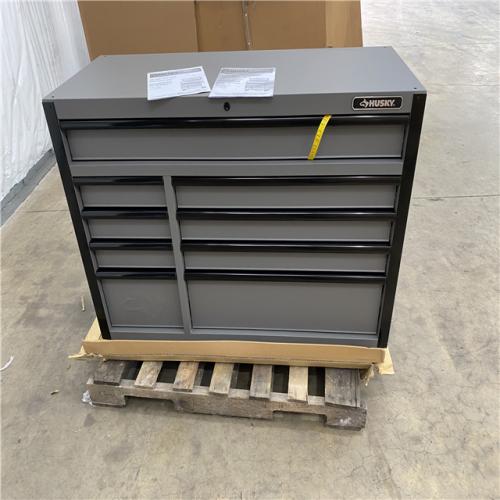 HOUSTON LOCATION - AS-IS Husky 51.7 in. W 20 D 15-Drawer Tool Chest and Cabinet Combo