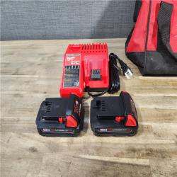 HOUSTON LOCATION - AS-IS Milwaukee 18V Cordless Brushed 2-Tool Drill/Driver and Impact Driver Kit