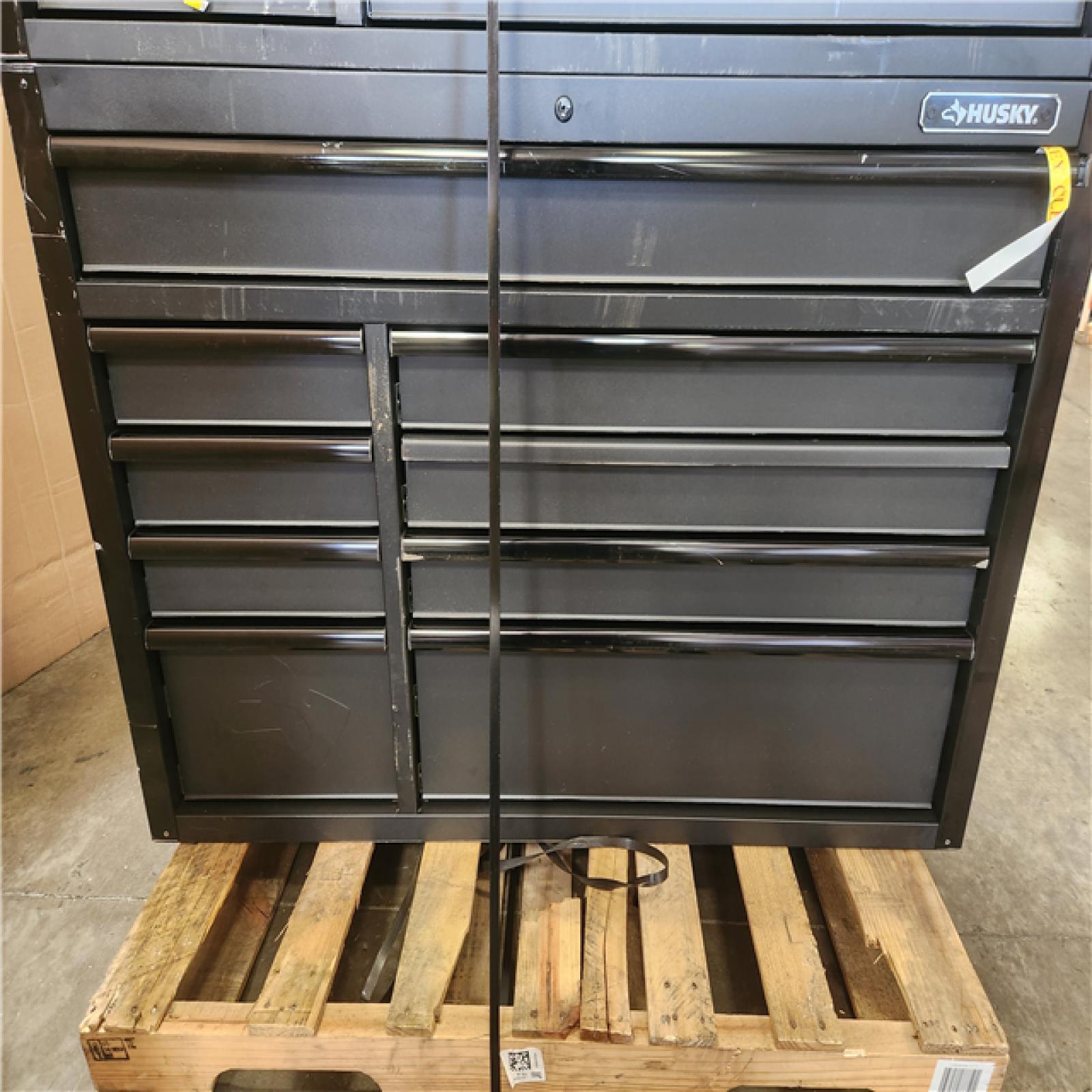 Phoenix Husky Tool Storage 52 in. W x 20 in. D Heavy Duty Rolling Tool Chest Combo in Matte Black