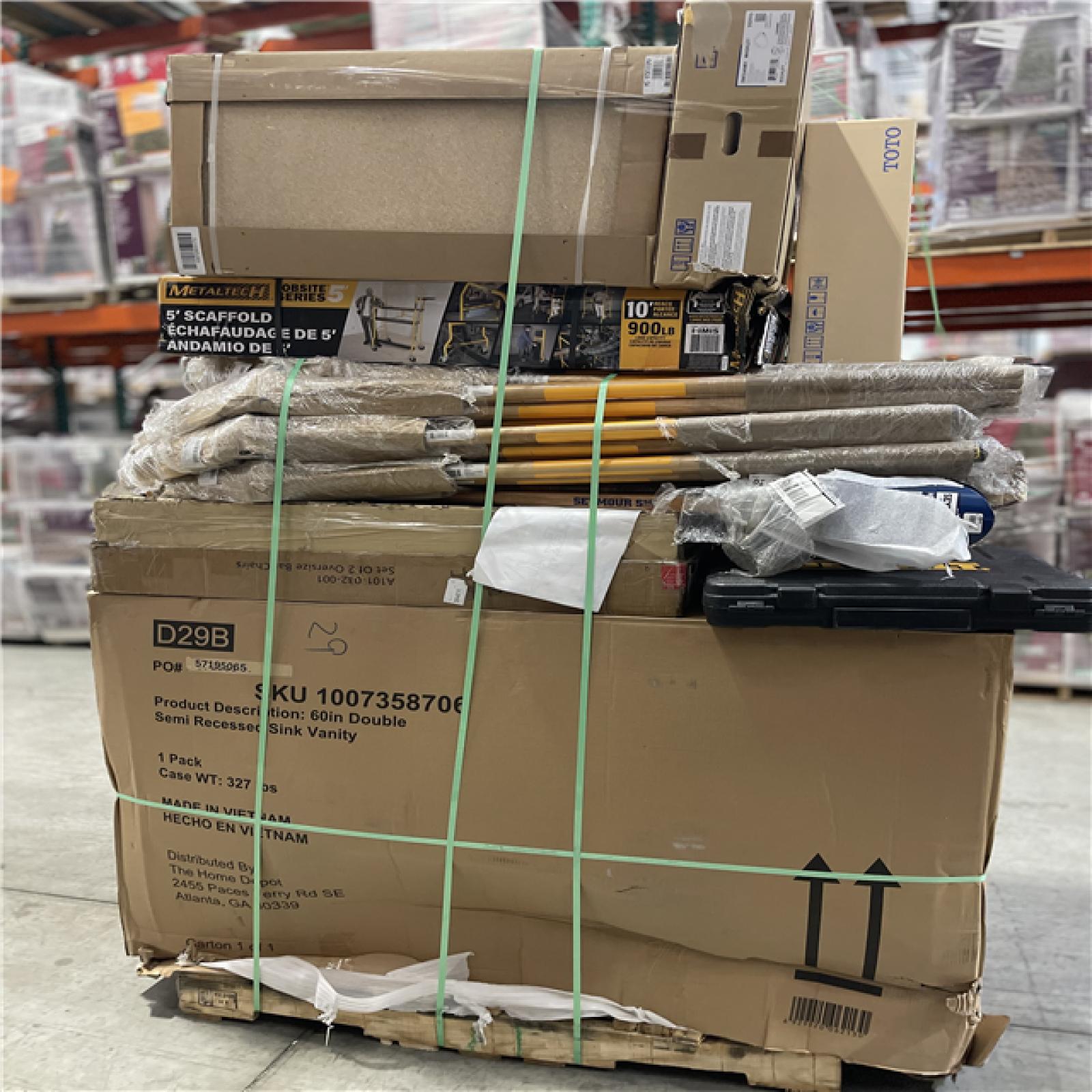 DALLAS LOCATION- AS-IS HOME IMPROVEMENT PALLET