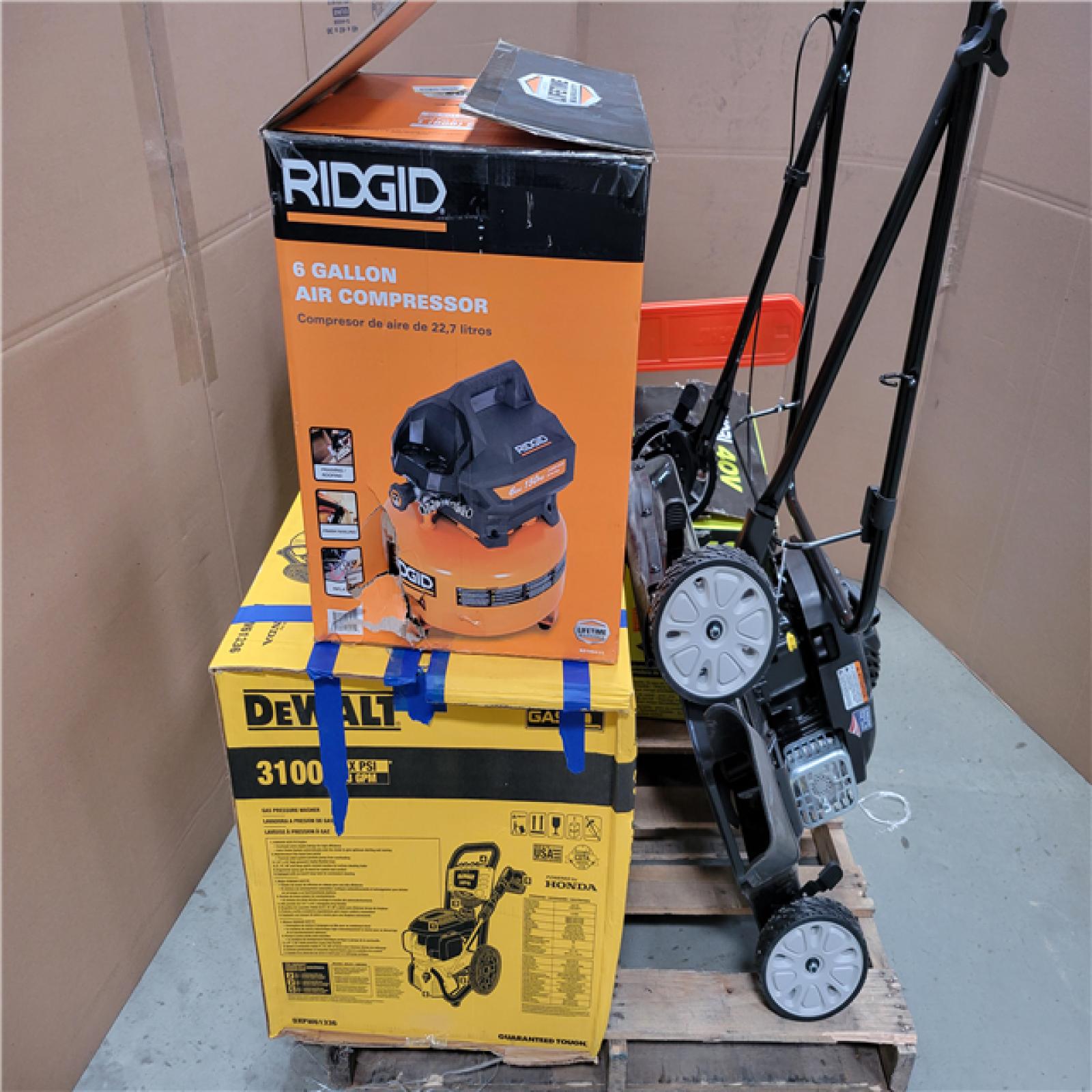 CALIFORNIA AS-IS OUTDOOR POWER EQUIPMENT