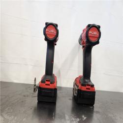 AS-IS- Milwaukee 18V Lithium-Ion Brushless Cordless Hammer Drill and Impact Driver Combo Kit