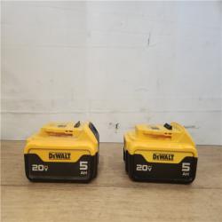 AS-IS- DEWALT 20V MAX Lithium-Ion 5.0Ah Battery (2-Pack)