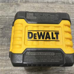 AS-IS DEWALT 20V/60V MAX FLEXVOLT Lithium-Ion 9.0Ah Battery and Charger Starter Kit