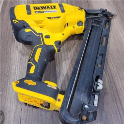 AS-IS DeWalt 20V MAX XR 15 Ga. Cordless 34 Deg Nailer Kit (Battery & Charger) 20 V