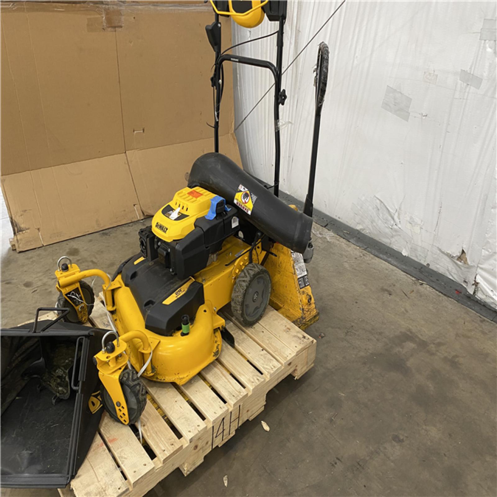 Houston Location AS IS - Dewalt Walk Behind Mower 28in