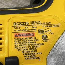 AS-IS DEWALT 20V MAX XR Cordless Barrel Grip Jigsaw (Tool Only)