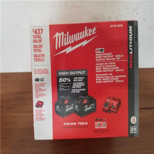California NEW Milwaukee Red Lithium Starter Kit  includes (2) Batteries & Charger
