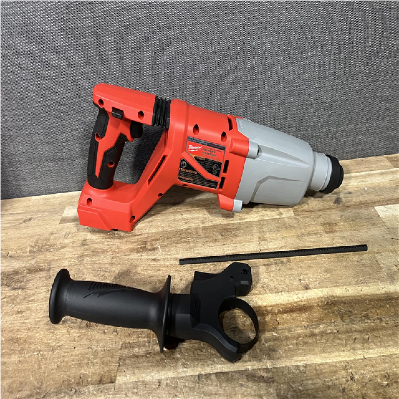 Houston Location AS-IS Milwaukee 18V Lithium-Ion Brushless Cordless 1 in. SDS-Plus D-Handle Rotary Hammer (Tool-Only)