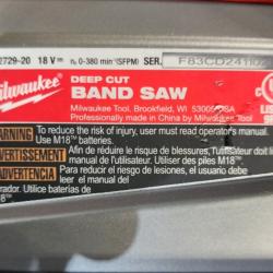 HOUSTON LOCATION - AS-IS Milwaukee 2729-20 - M18 Fuel 18V Cordless Brushless Band Saw Bare Tool