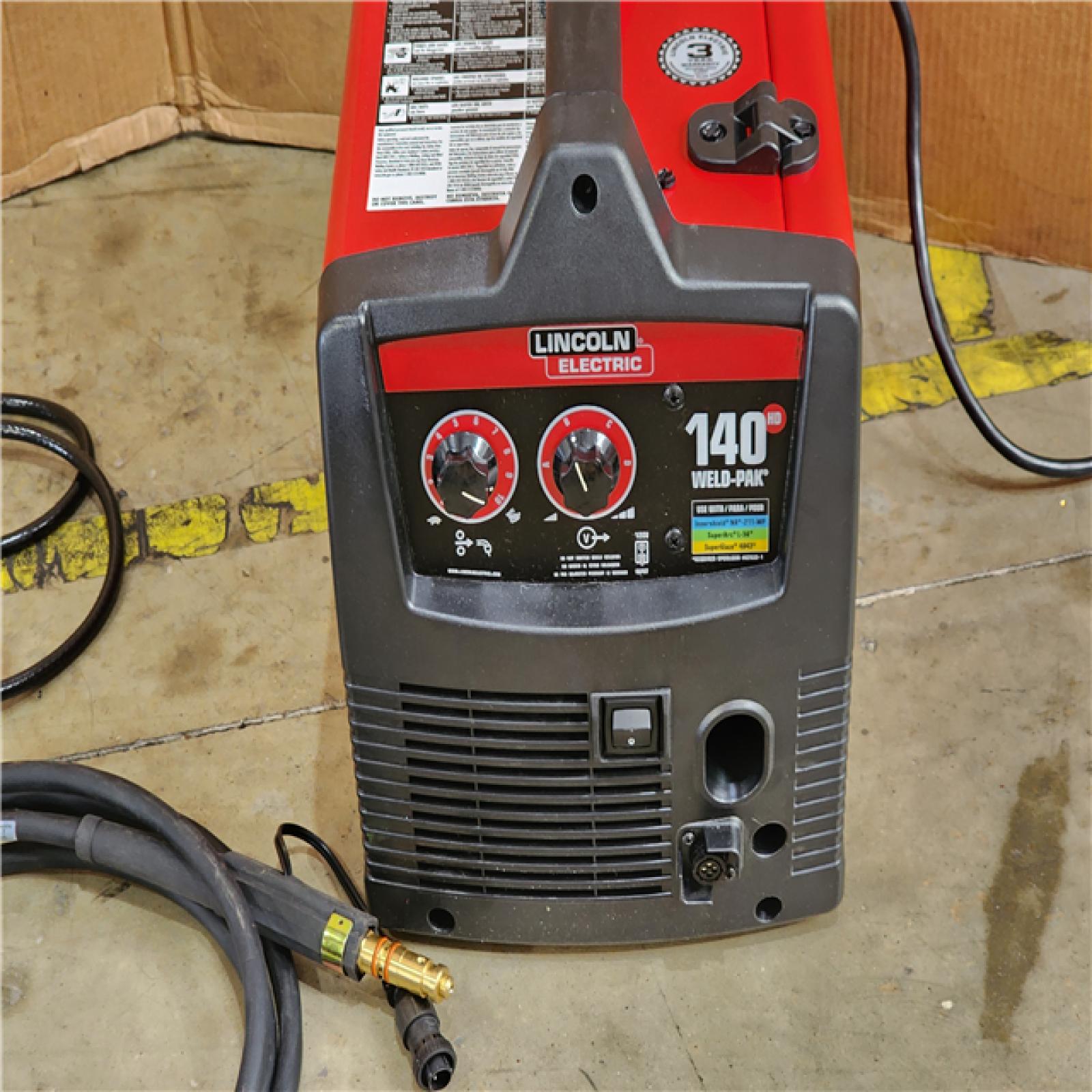 HOUSTON LOCATION - AS-IS Lincoln Electric Weld-Pak 140HD Wire Feed Welder
