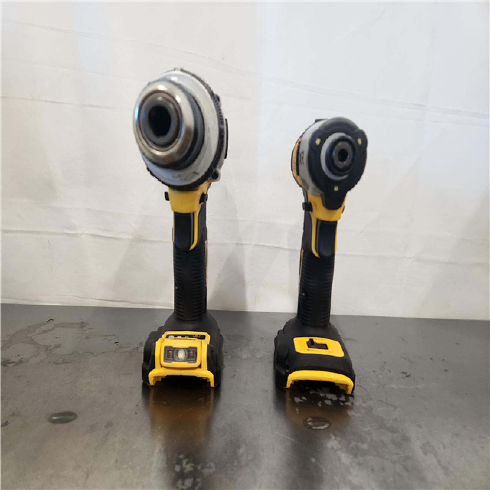 AS-IS- DEWALT 20V MAX XR 2-Tool Combo Kit with POWERPACK