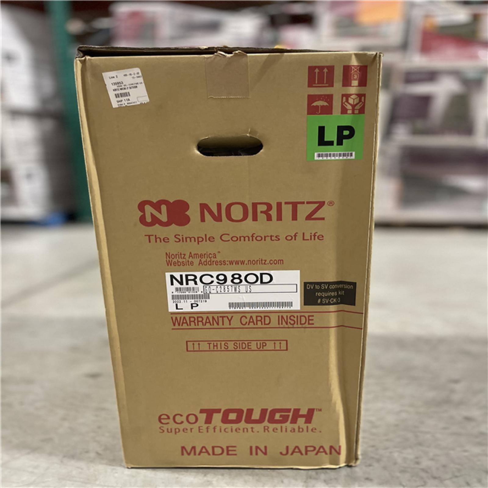 DALLAS LOCATION - Noritz® NRC98-OD-LP High Efficiency Tankless Water Heater  Liquid Propane Fuel  180000 Btu/hr Heating