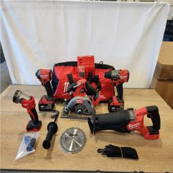 AS-IS- Milwaukee FUEL 18V Lithium-Ion Brushless Cordless (5-Tool) Combo Kit