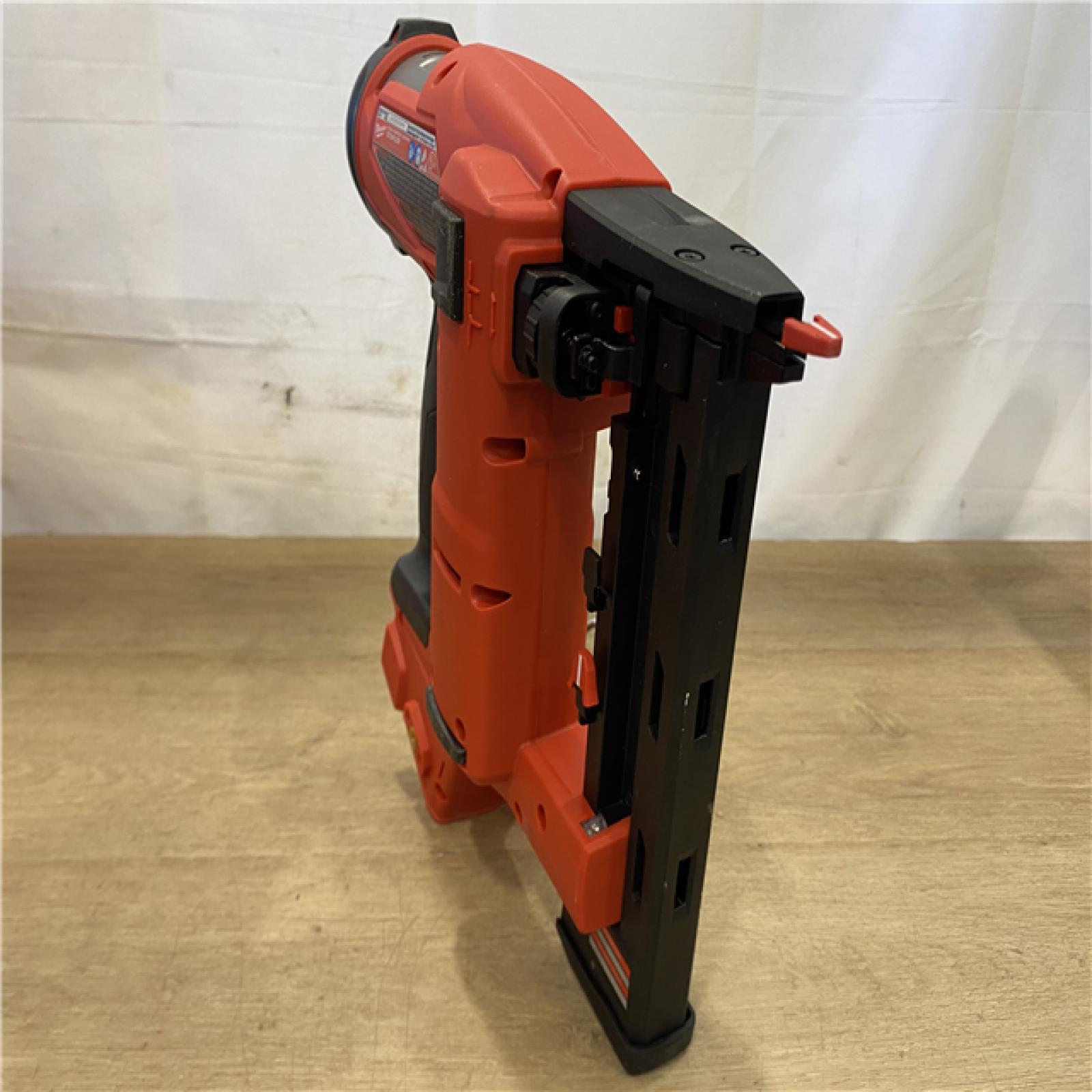 AS-IS Milwaukee FUEL 18-Volt Lithium-Ion Brushless Cordless 18-Gauge 1/4 in. Narrow Crown Stapler (Tool-Only)