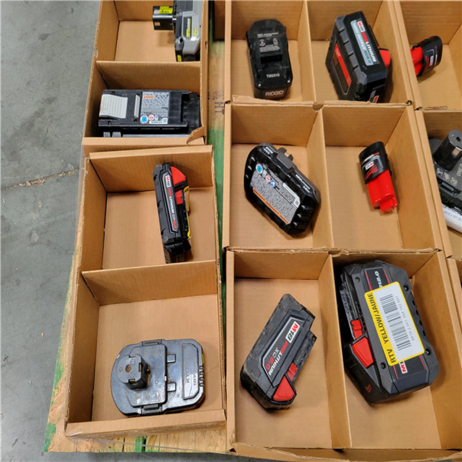 CALIFORNIA AS-IS BATTERY PALLET