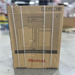 DALLAS LOCATION - Rinnai High Efficiency Non-Condensing 6.6 GPM Residential 160 000 BTU Interior Propane Gas Tankless Water Heater