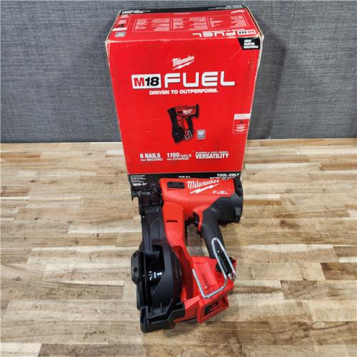 HOUSTON LOCATION - AS-IS Milwaukee FUEL 18-Volt Lithium-Ion Brushless Cordless Coil Roofing Nailer (Tool Only)
