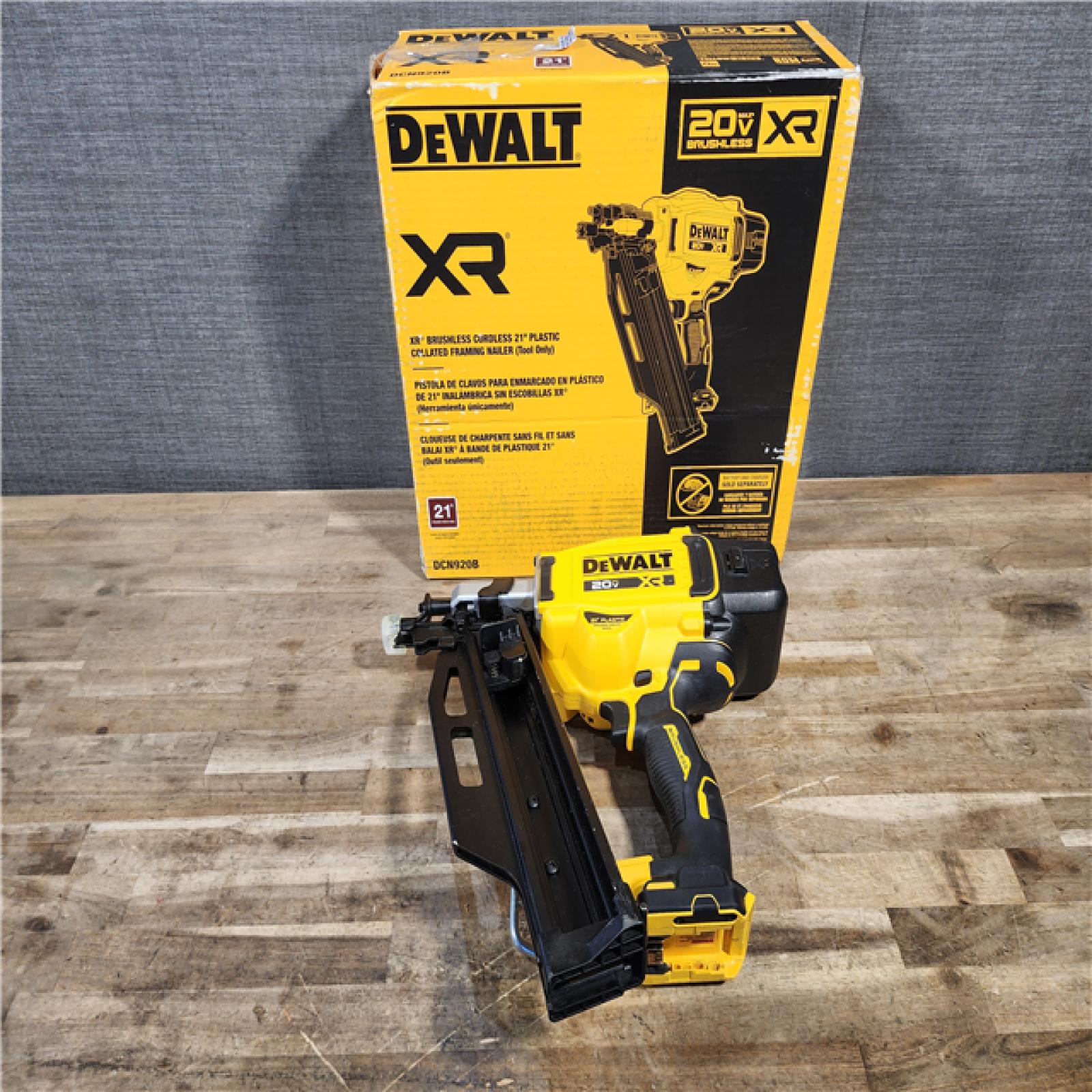 HOUSTON LOCATION - AS-IS DEWALT 20-Volt 21° Cordless Framing Nailer (Tool-Only)