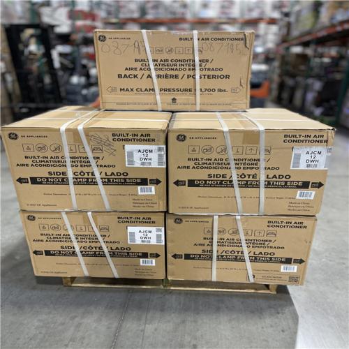 DALLAS LOCATION- NEW!- GE ENERGY STAR 12 000 BTU 230/208 V High Mount Through-The-Wall Cool-Only Air Conditioner  Wi-Fi  ADA PALLET (7 UNITS)