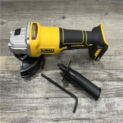 AS-IS DEWALT 20V MAX Cordless Brushless 4-1/2 in. Angle Grinder with Paddle Switch (Tool Only)