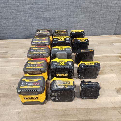 HOUSTON LOCATION - AS-IS DEWALT BATTERY PACK QTY - 15