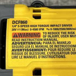AS-IS DEWALT 20V XR Lithium-Ion Cordless 2-Tool Combo Kit
