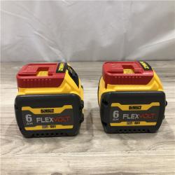AS-IS DEWALT FLEXVOLT 20-Volt/60-Volt MAX Lithium-Ion 6.0Ah Battery Pack (2-Pack)