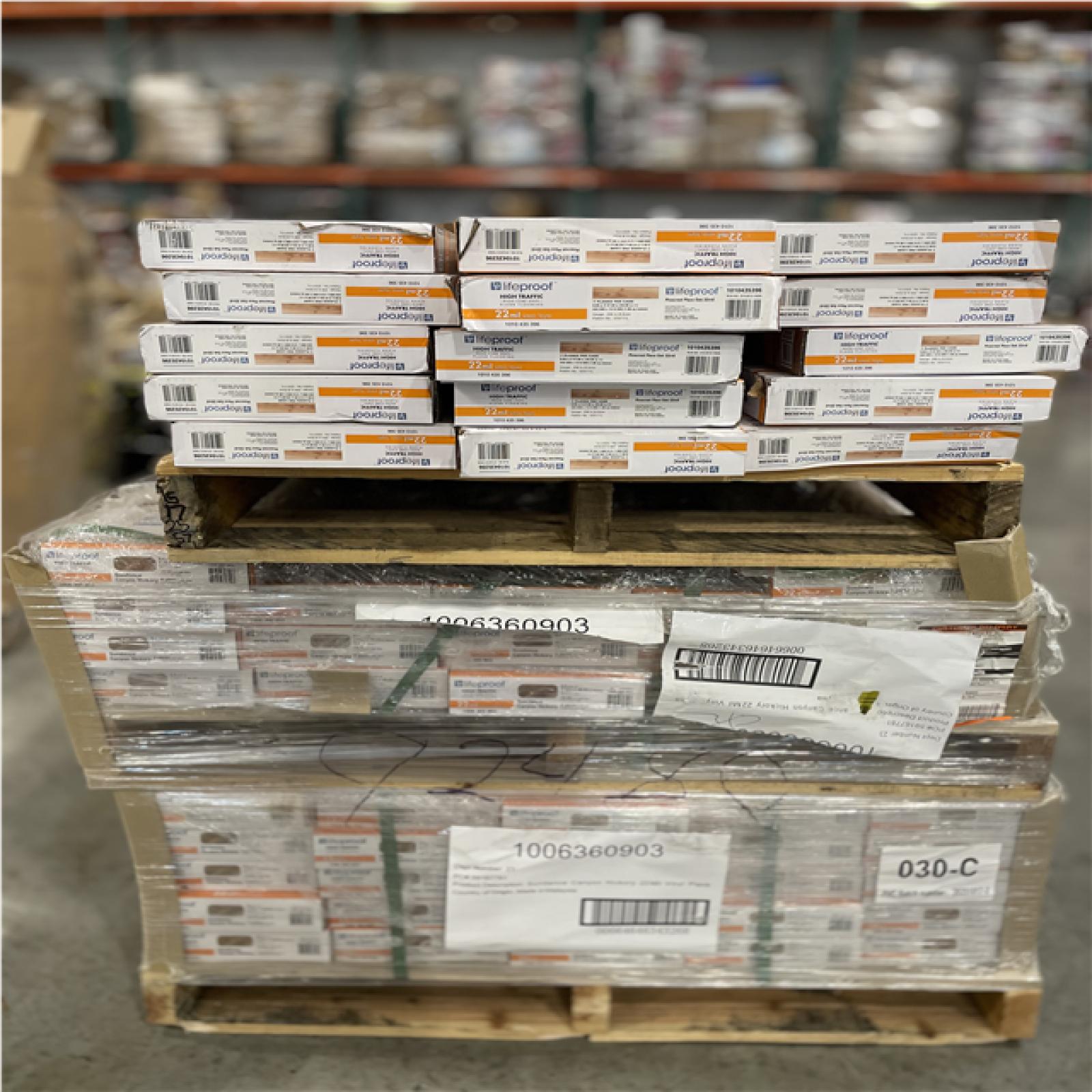 DALLAS LOCATION- LIFEPROOF Pinecrest Place Oak 22 MIL x 8.7 in. W x 48 in. L Waterproof Flooring (20.1 sq. ft./case) (57 UNITS)