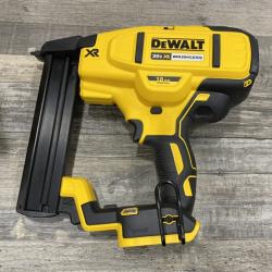 AS-IS DEWALT 20V MAX XR Lithium-Ion Cordless 18-Gauge Narrow Crown Stapler Kit