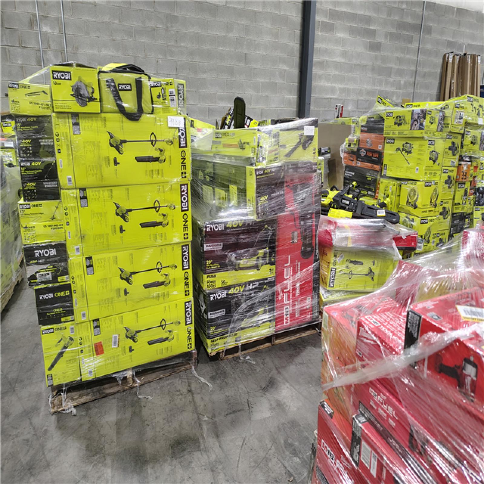 Pittston Location As-Is Power Tools Partial Truckload (14 Pallets) 9910-B