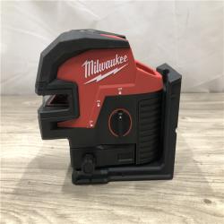 AS-IS Milwaukee 3624-21 12V M12 Cordless USB Rechargeable Green Beam Cross Line & 4-Points Laser Kit