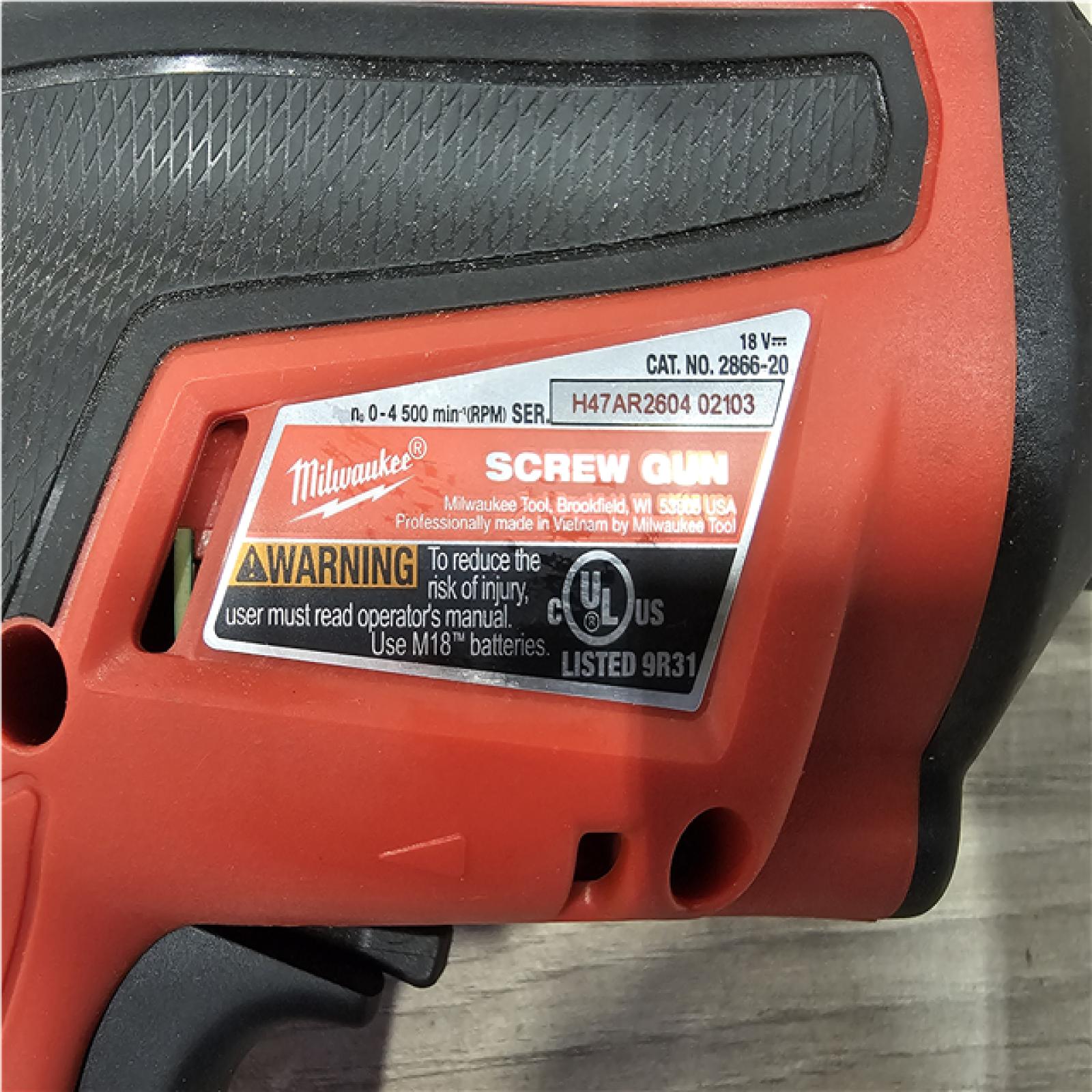 AS-IS Milwaukee FUEL 18V Lithium-Ion Brushless Cordless Drywall Screw Gun (Tool-Only)