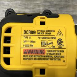 AS-IS DEWALT Atomic 20V Max Lithium-Ion Brushless Cordless Compact 1/4 in. Impact Driver Kit