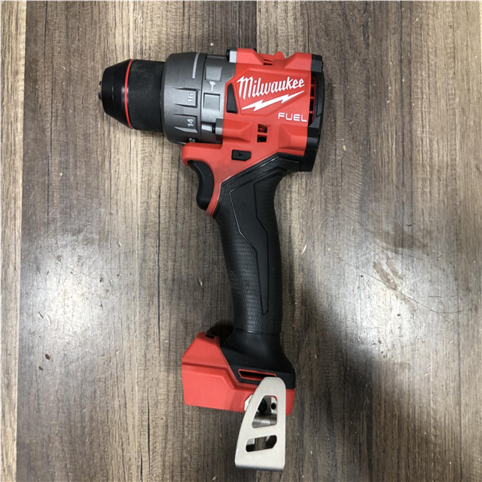 AS-IS Milwaukee FUEL 18V Lithium-Ion Brushless Cordless 1/2 in. Hammer Drill/Driver (Tool-Only)