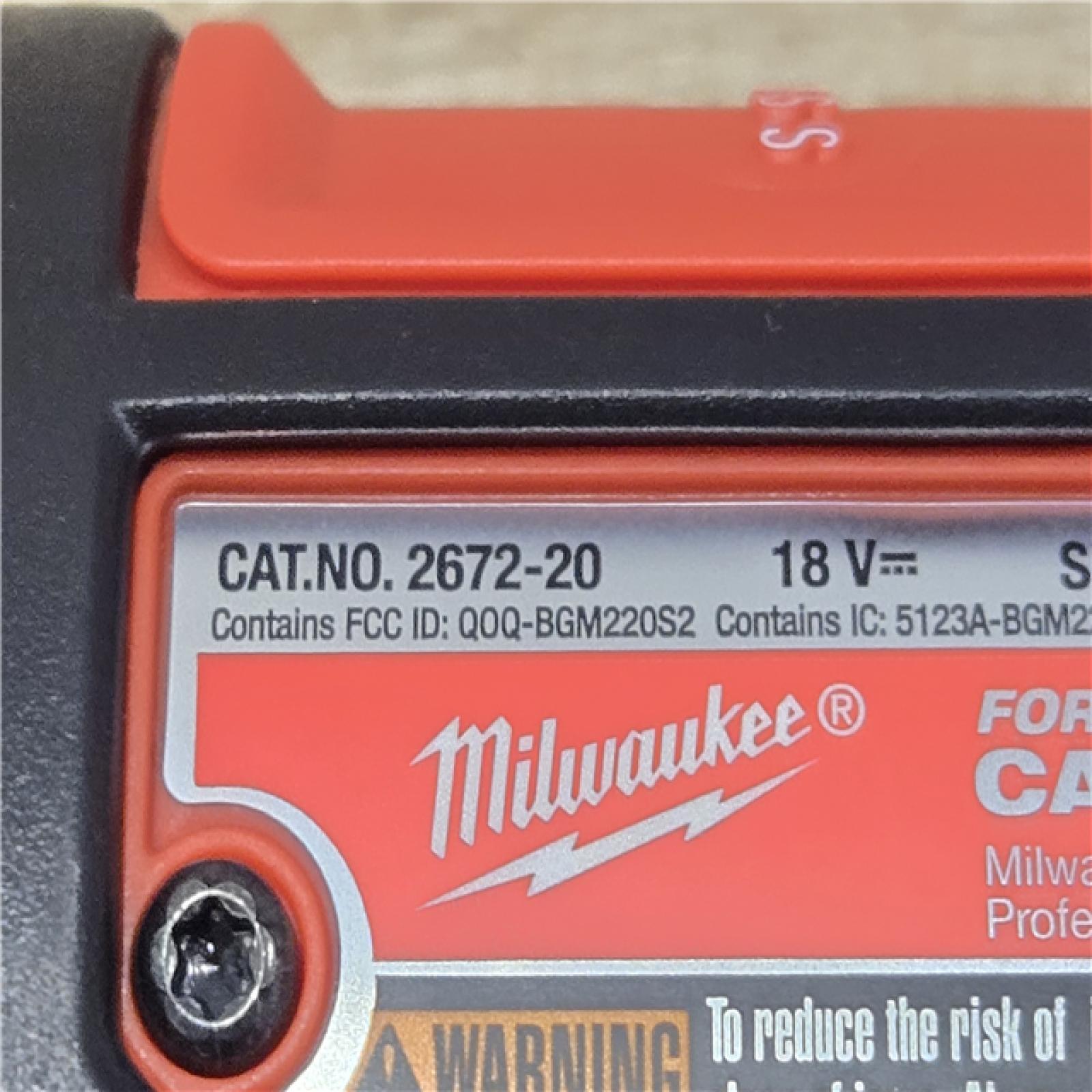AS-IS Milwaukee M18 18V Lithium-Ion Cordless FORCE LOGIC Cable Cutter (Tool-Only)