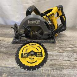 AS-IS DEWALT FLEXVOLT 60V MAX Cordless Brushless 7-1/4 in. Wormdrive Style Circular Saw (Tool Only)