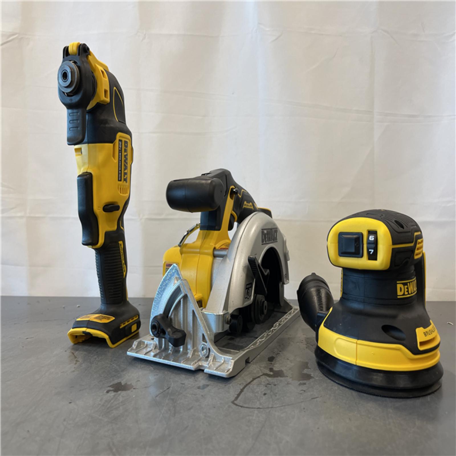 AS-IS -  DEWALT 20-Volt MAX Lithium-Ion Cordless 7-Tool Combo Kit