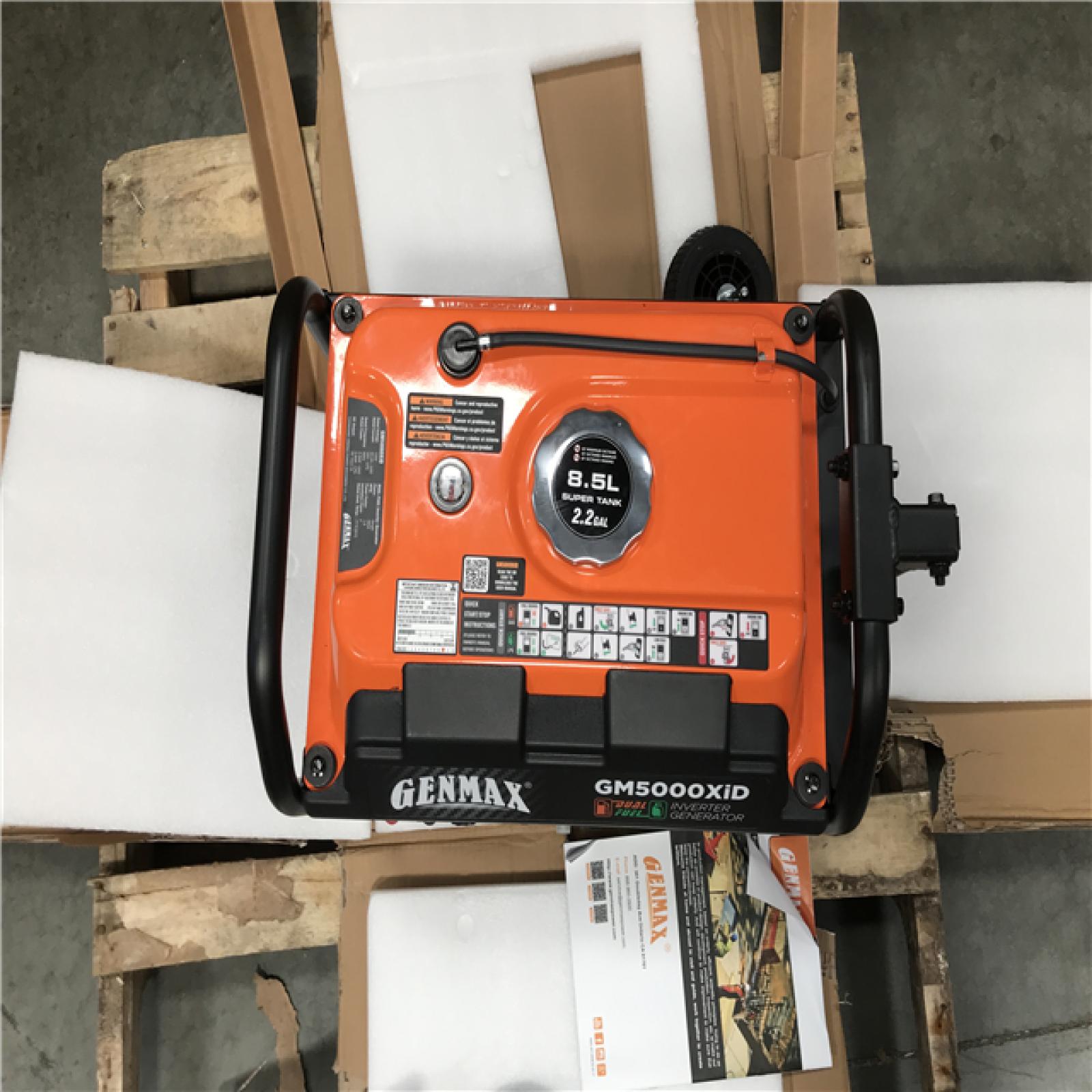 CALIFORNIA AS-IS GENMAX DUALFUEL INVERTER GENERATOR GM5000XiD