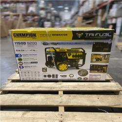 Dallas Location - NEW  Champion 201412 11500W Tri Fuel Generator